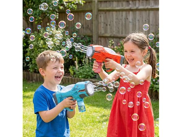 11.25 Inch Light-Up Bubble Shark Blaster