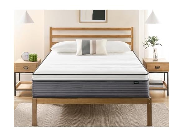 ZINUS 12" (New Version) True Support Hybrid Full Mattress