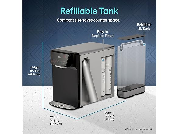 Brio Sparkling 600 Countertop Water Cooler