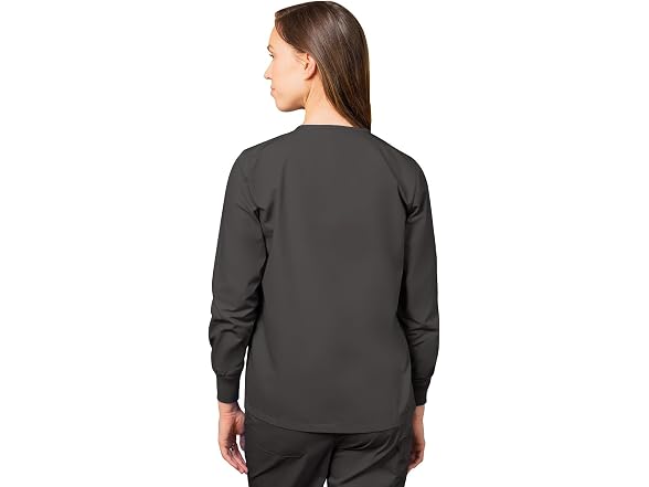 Adar Medical Uniforms Women (L) Adar Scrubs Pewter