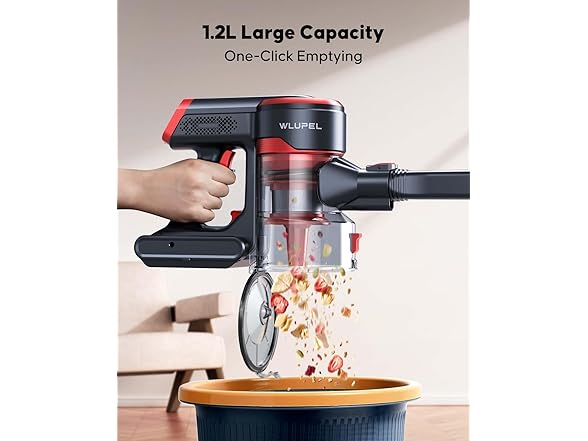 WLUPEL WLUPEL Cordless Vacuum Cleaner, 38kPa Stick Va