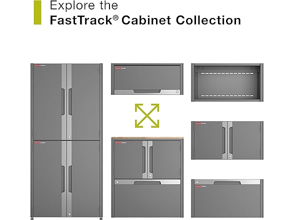 Rubbermaid FastTrack Single Open Cabinet