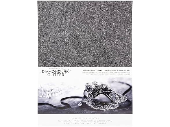 Harmony Paper Glitter Cardstock 8.5 X