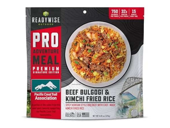 ReadyWise Meal Beef Bulgogi Kimchi Rice