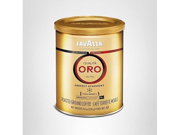 Lavazza Qualita Oro Ground Coffee, Medium Roast