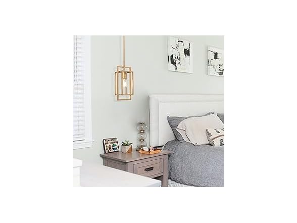 KSANA Antique Gold Pendant Lighting, Modern Golden