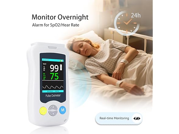 Continuous Pulse Oximeter Fingertip