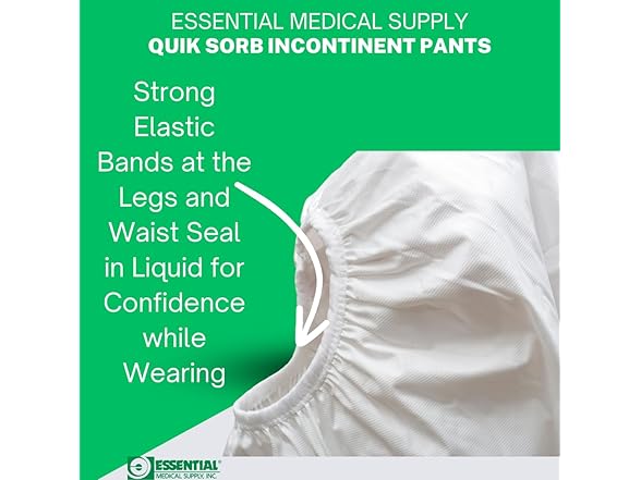 Essential Medical Reusable Vinyl Incontinent Pants 