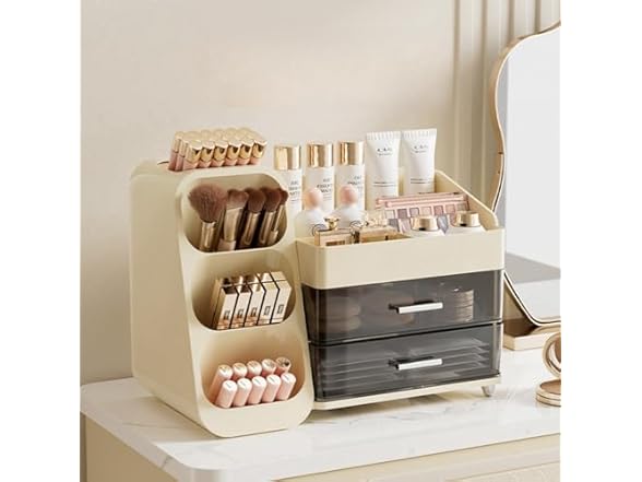 KQJS Makeup Organizer with Drawers