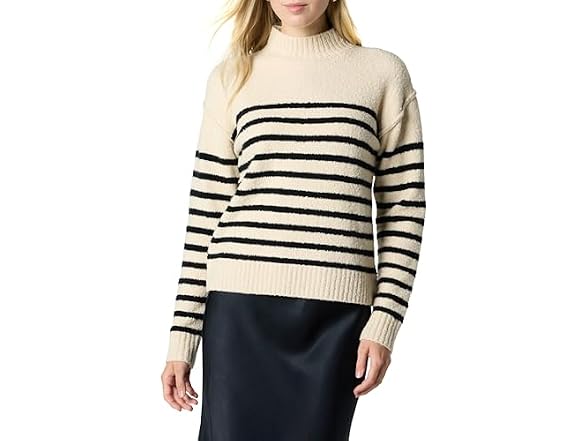 The Drop Women Carolina Shoulder Mock Pullover - Gallery 3