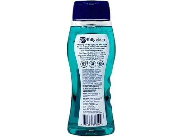 Zest Hydrating Body Wash - Aqua