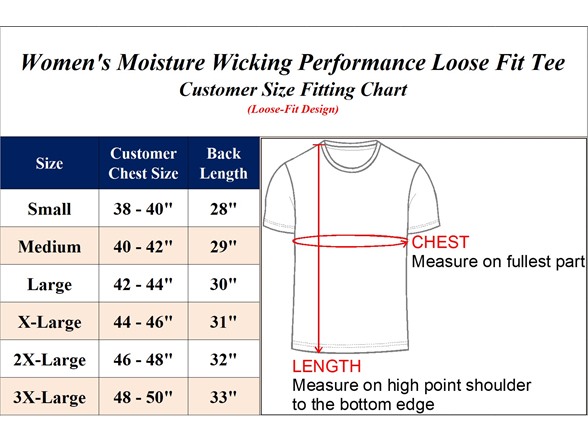 5Pk Womens Loose Fit S/S Active Tee