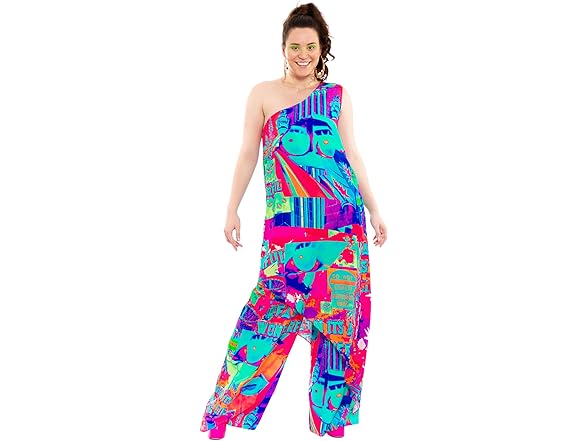 CHAOUICHE Womens Malibu Dress Downtown LA Print (M)