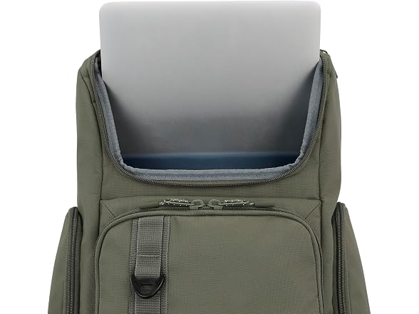 High Sierra Lineage Flap Backpack- Olive