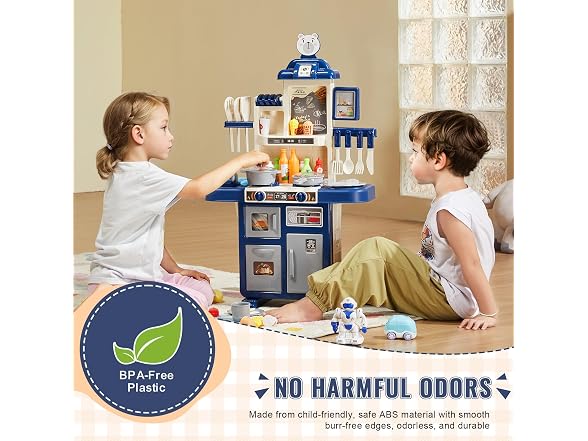 Kids Kitchen Playset, Toddler Kitchen with