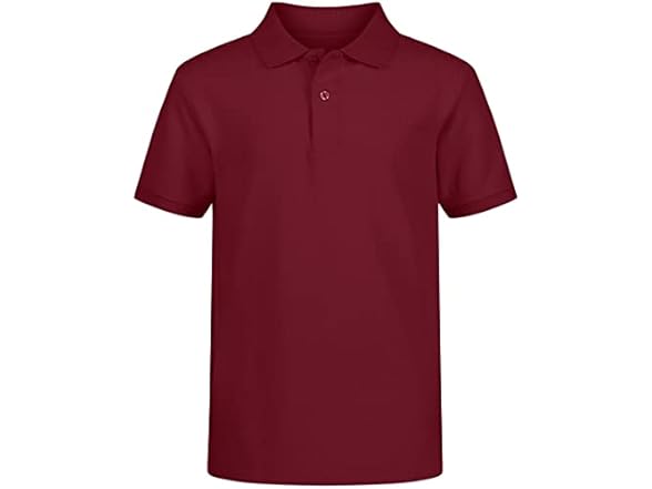 IZOD Boys' School Uniform S/S Pique Polo