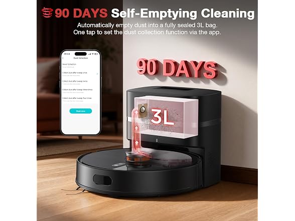 LVKANGDA Robot Vacuum and Mop Combo
