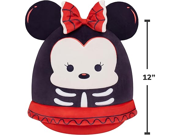 Squishmallows Original 12" Disney Skeleton Minnie Mouse