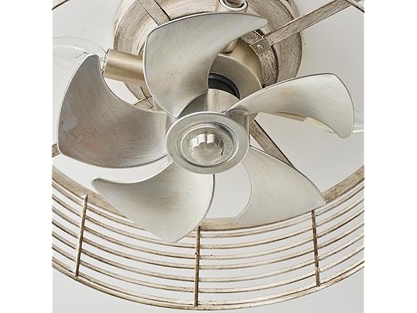 Parrot Uncle 17.7 Inch Caged Ceiling Fan with Light