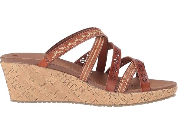 Skechers Women's Beverlee-Tiger Posse Wedge Sandal