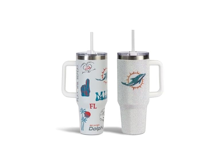 DOLPHINS Tumbler Set 2pk (40oz)