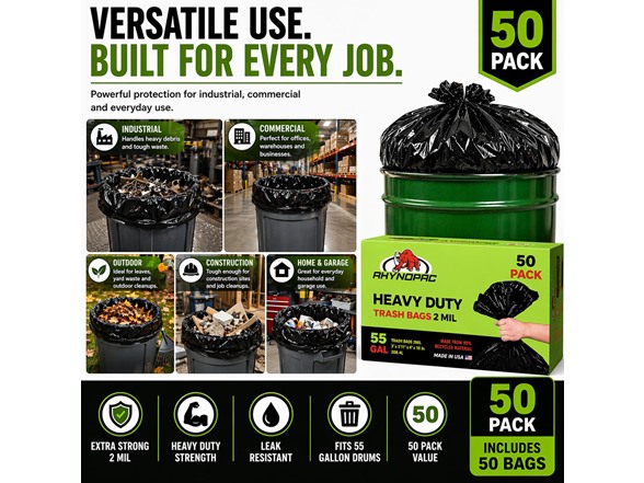 55 Gallon 2 Mil Drum Liner