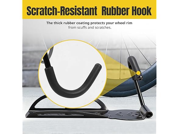 MaxxHaul 51186 Wall-Mounted Bike Rack Heavy-Duty