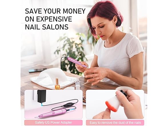 Portable Electric Nail Drill File Machine