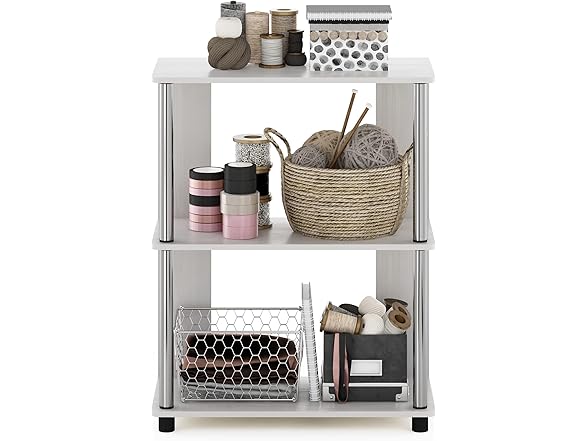 Furinno Jaya Simple Design 3-Tier Bookcase