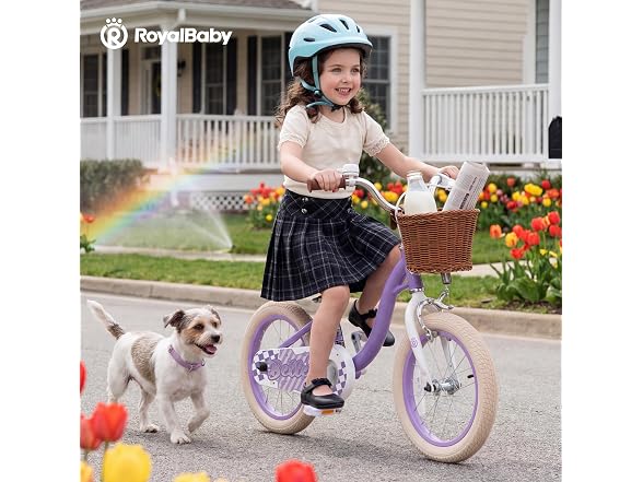 RoyalBaby Girls Bike Belle EZ Kids Bike, 14 Inch