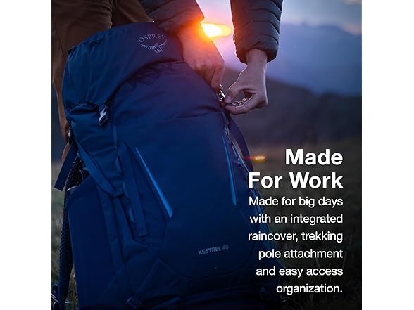 Osprey Kestrel 38L Men's Backpacking Backpack