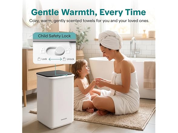 SereneLife Luxury Towel Warmer for Bathroom
