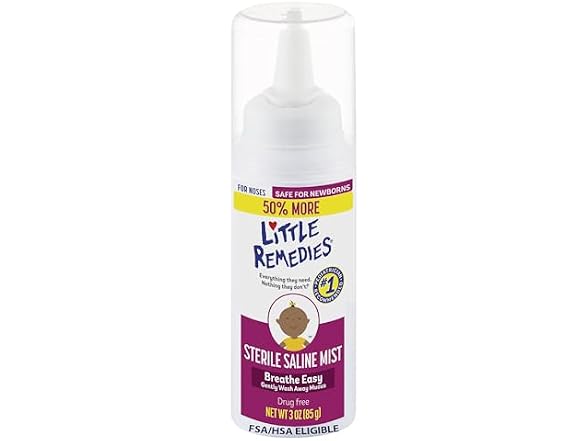 Little Remedies Baby Saline Nasal Mist 3 fl oz