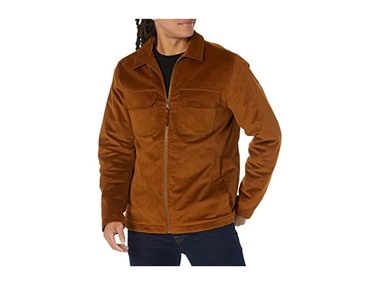 $9.99, Was $49.90, 79% Off! Amazon Essentials Mens Corduroy Work Jacket dealfomo