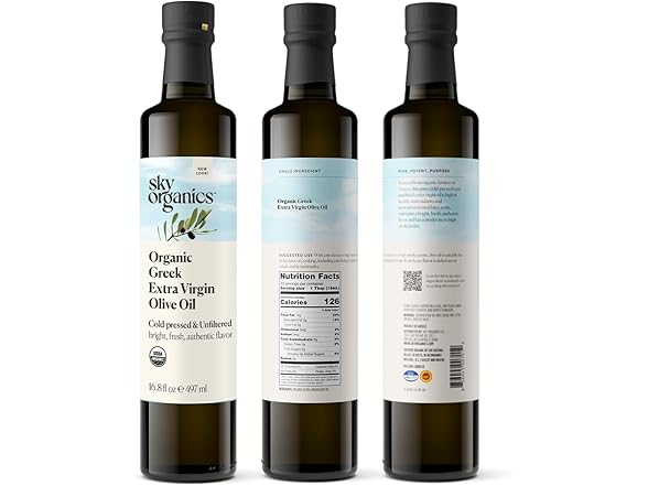 1CT Sky Organics - Organic Extra Virgin Olive Oil