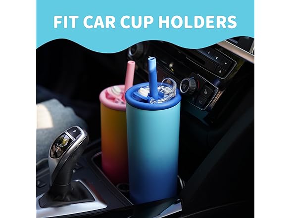 Konokyo 20oz Insulated Tumbler with Lid and Straw Oasis