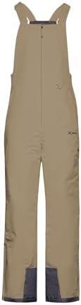 Arctix Men's Essential Insulated Bib Overalls, Khaki, Small/34" Inseam