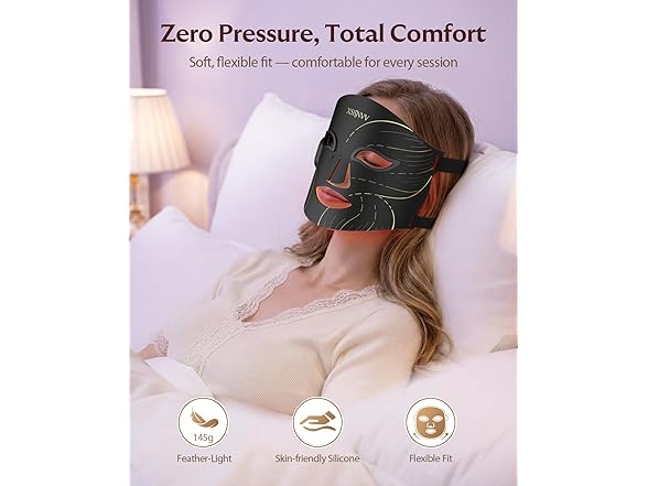 XSSNVV Red Light Therapy Mask