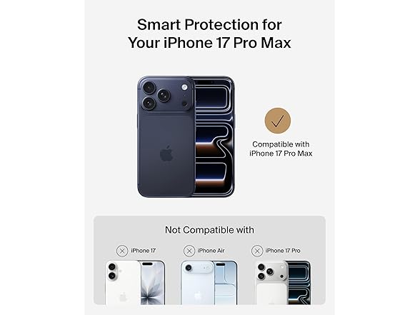 Belkin Belkin for iPhone 17 Pro Max Case, Clear