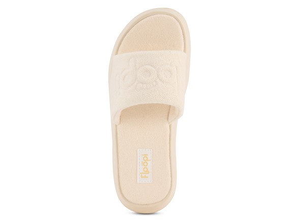 Floopi Womens Terry Wedge Slide