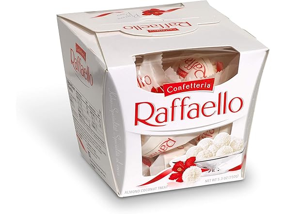 Ferrero Raffaello, Almond Coconut Candy, 5.3 oz