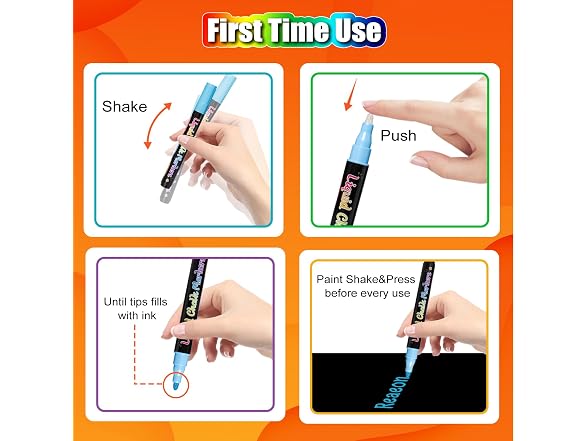 Chalk Markers, Liquid Chalk Markers