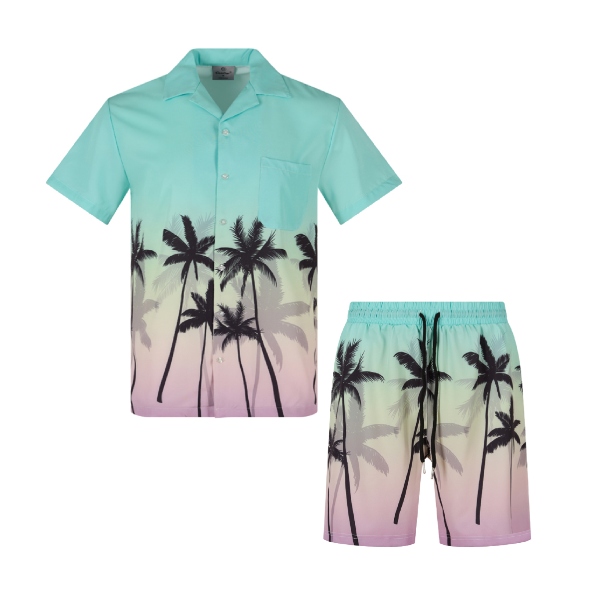 2Pc Mens Top & Bottom Beach Set - Gallery 40