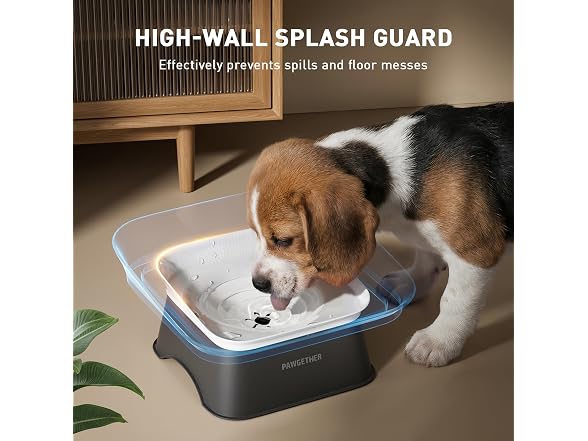 PAWGETHER No Spill Water Bowl for Dog