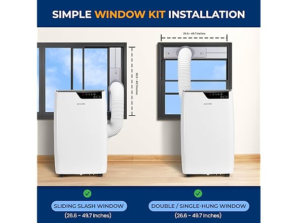 SereneLife 12000 BTU Portable Air Conditioner