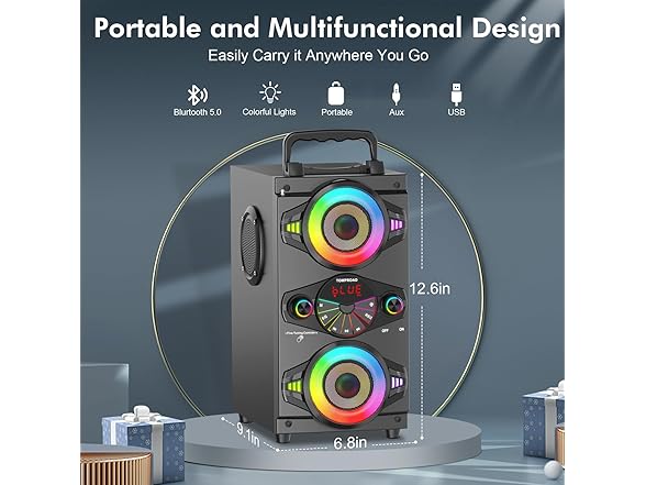 Portable Bluetooth Speaker | 60W