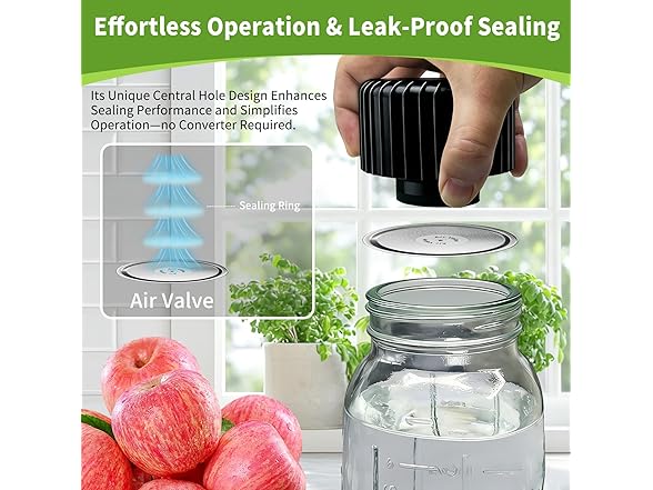 Xinyonxin Electric Mason Jar Vacuum Sealer Kit