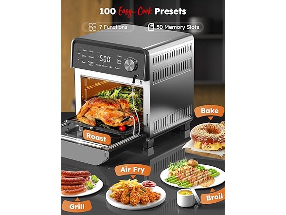 Nuwave Nuwave Plug-In Grill Air Fryer Oven Combo w/Sheath