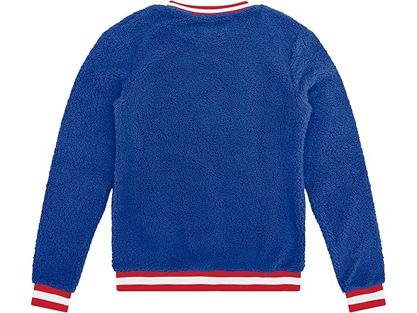 BUFFALO BILLS Logo Sherpa Crewneck Sweater (M)