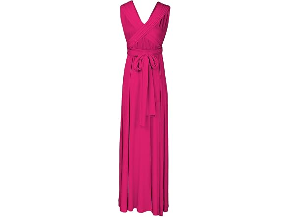 Olemek Women (XL) Sexy V Neck Backless Maxi Dress